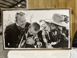 9x6 BLACK AND WHITE PHOTO BLOCK